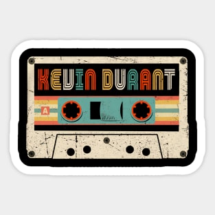 Proud To Be Durant Basketball Name Cassette Classic Sticker